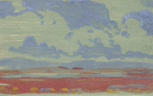 Color woodcut