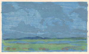 Color woodcut