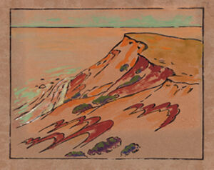 Color woodcut