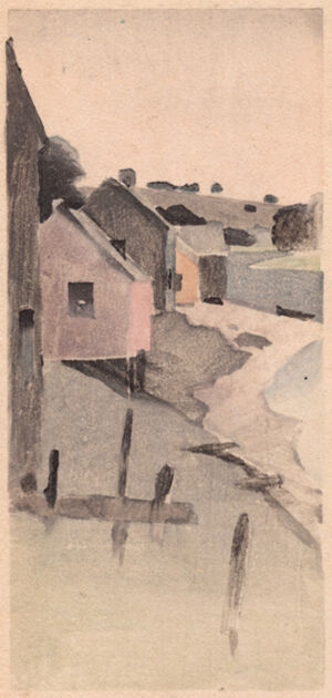Color woodcut