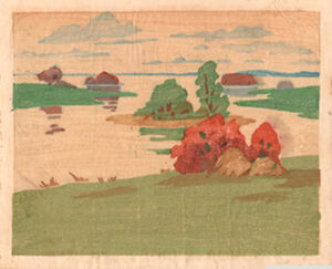Color woodcut