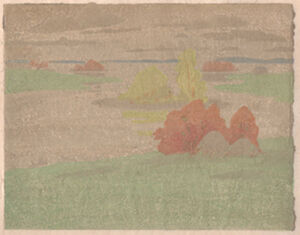 Color woodcut