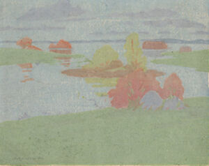 Color woodcut