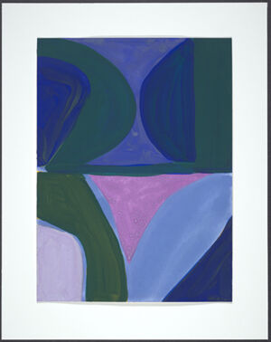Gouache and flasche on Arches paper