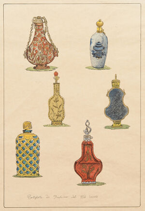 Hand-colored print