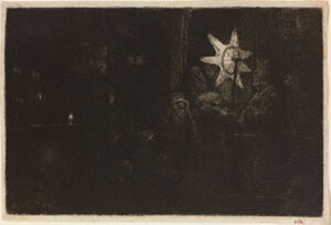 Etching with drypoint