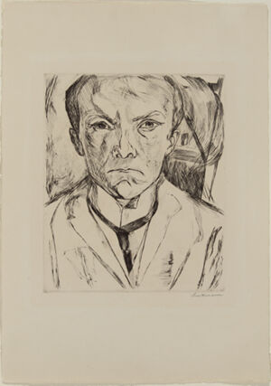 Drypoint on medium-heavy wove paper