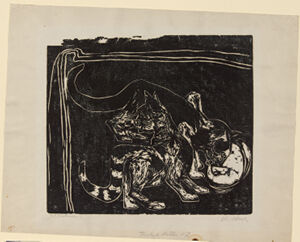Woodcut on wove paper