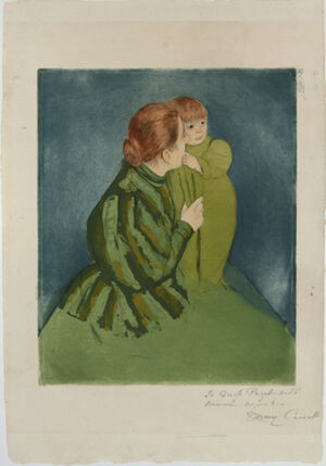 Drypoint and aquatint