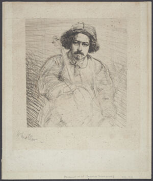 Etching and drypoint on paper