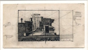 Graphite and ink on paper