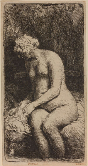 Etching and drypoint on Japanese paper