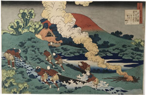 woodblock print