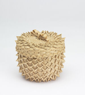 Brown ash, sweetgrass