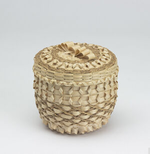 Brown ash, sweetgrass