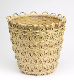 Brown ash, sweetgrass