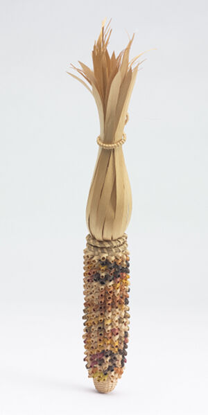 Brown ash, sweetgrass, commercial dye