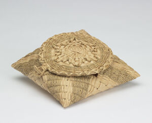 Brown ash, sweetgrass