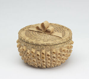 Brown ash, sweetgrass