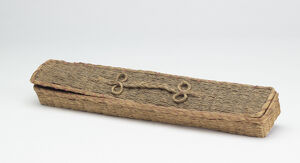 Brown ash, sweetgrass, commercial dye