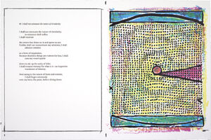 Portfolio of 20 four-color silkscreens and poems with title page and colophon