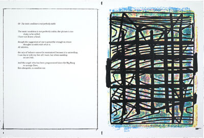 Portfolio of 20 four-color silkscreens and poems with title page and colophon