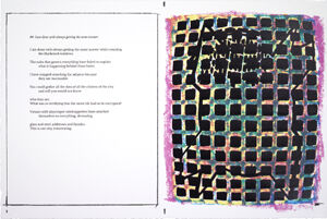 Portfolio of 20 four-color silkscreens and poems with title page and colophon