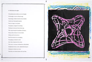 Portfolio of 20 four-color silkscreens and poems with title page and colophon
