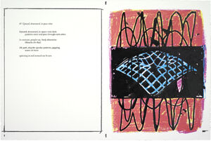 Portfolio of 20 four-color silkscreens and poems with title page and colophon