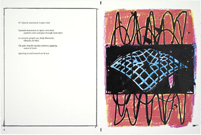 Portfolio of 20 four-color silkscreens and poems with title page and colophon