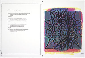 Portfolio of 20 four-color silkscreens and poems with title page and colophon
