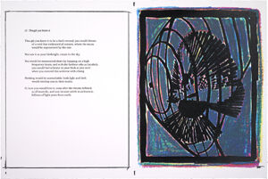 Portfolio of 20 four-color silkscreens and poems with title page and colophon