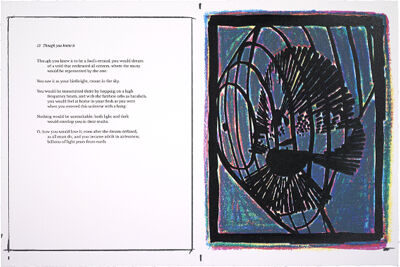 Portfolio of 20 four-color silkscreens and poems with title page and colophon