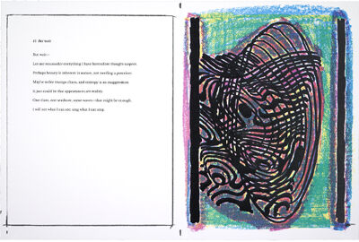 Portfolio of 20 four-color silkscreens and poems with title page and colophon