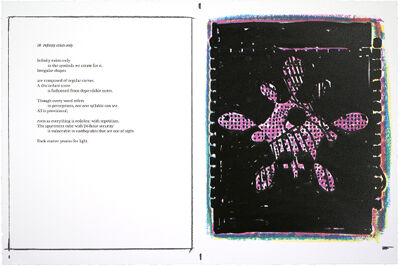 Portfolio of 20 four-color silkscreens and poems with title page and colophon