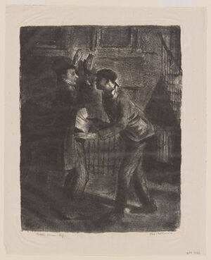 Lithograph on paper, second state