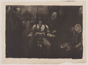 Lithograph (23/51) on paper, third state