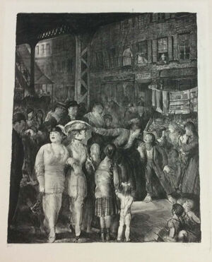 Lithograph in black ink on Japanese paper