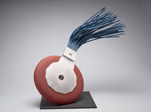 Stainless steel, ferreo-cement and aluminum with acrylic paint 