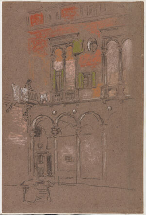 chalk and pastel on paper