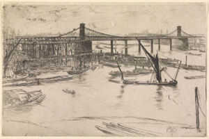 Etching and drypoint in black ink on ivory Japanese paper; first state (of four)