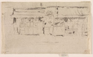 Etching in dark brown ink on cream laid paper; first state of two)