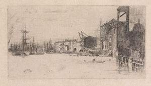 Etching and drypoint in black ink on cream Japanese paper; seventh state (of eight)