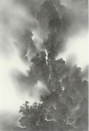 charcoal on paper