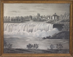 charcoal on marble-dusted drawing board