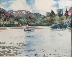 Watercolor on paper