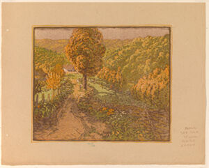 Woodcut on paper, Ed. 15/100