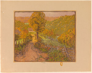 Woodcut on paper, Ed. 22/100