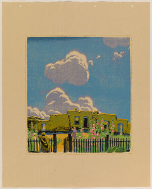 Woodcut on paper, AP