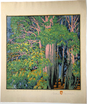 Woodcut on paper, Ed. 19/120